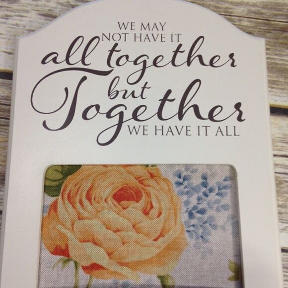 DELETING‎ SOON Together we have it all Wall Pocket Sign - Picture 5 of 8